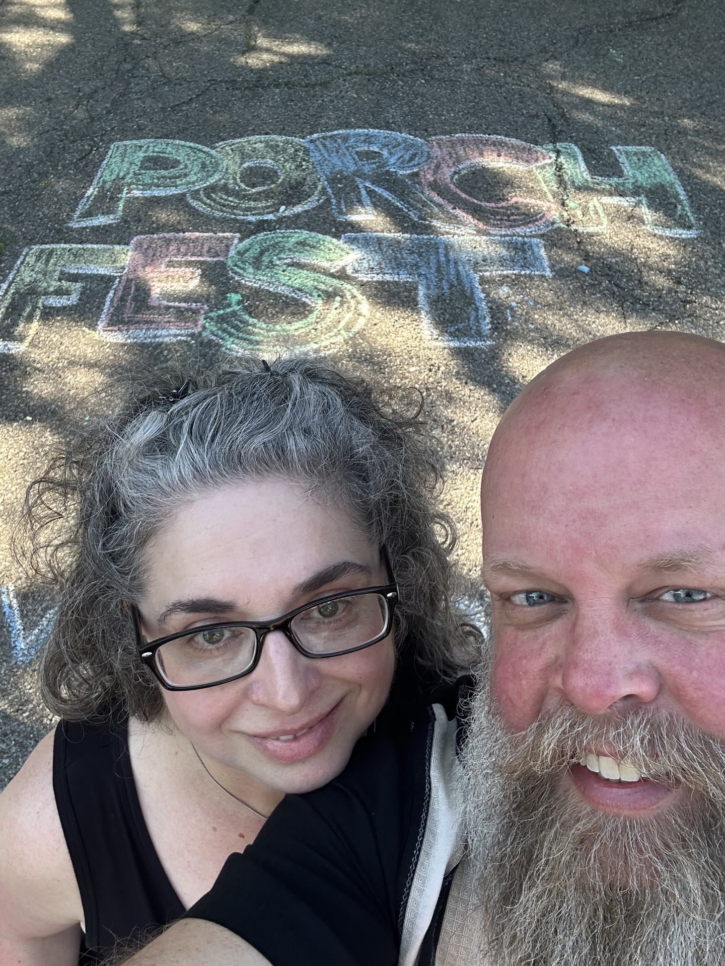 The Windlows enjoying PorchFest in Flint